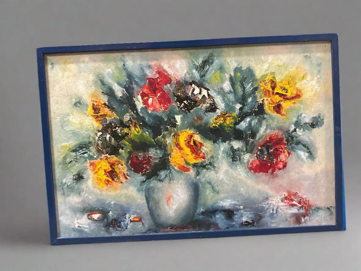Signed Mcm Floral Still Life 1