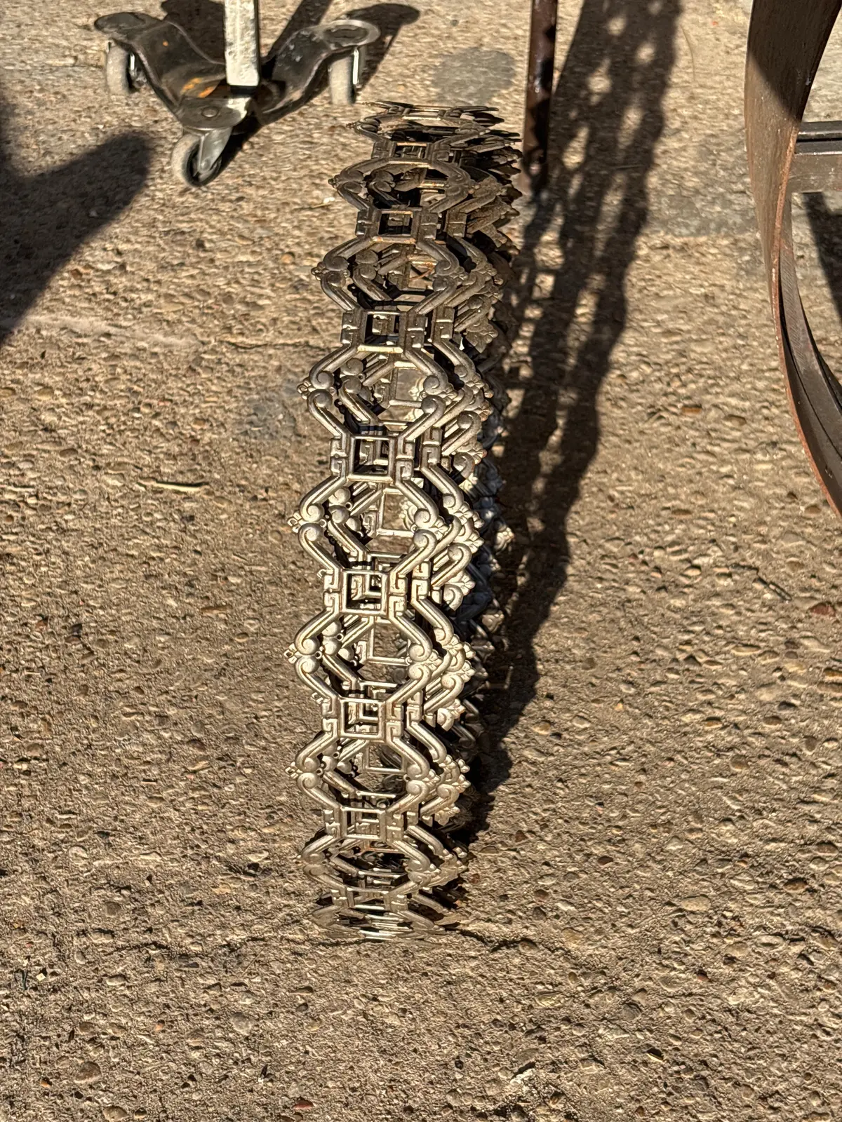 Roll Of Decorative Chrome Trim 1