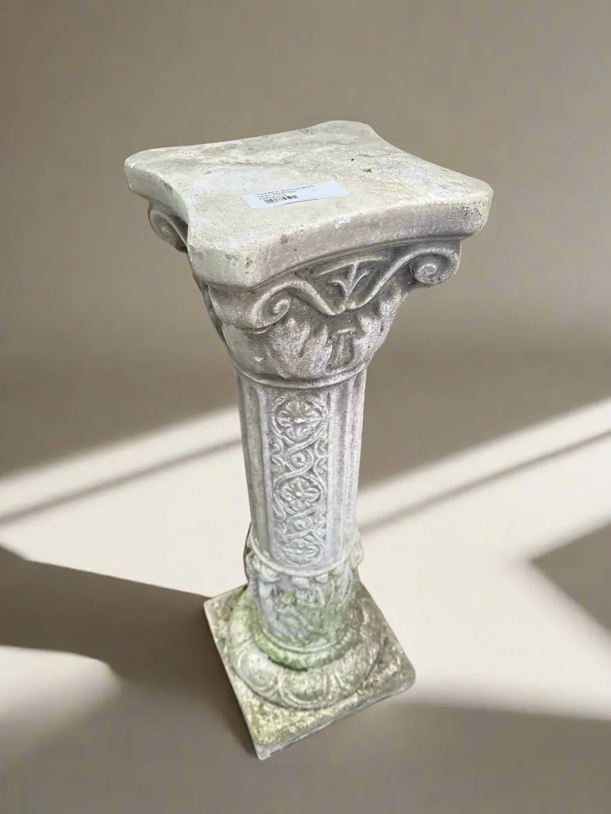 Concrete Neo Classical Small Pedestal 1