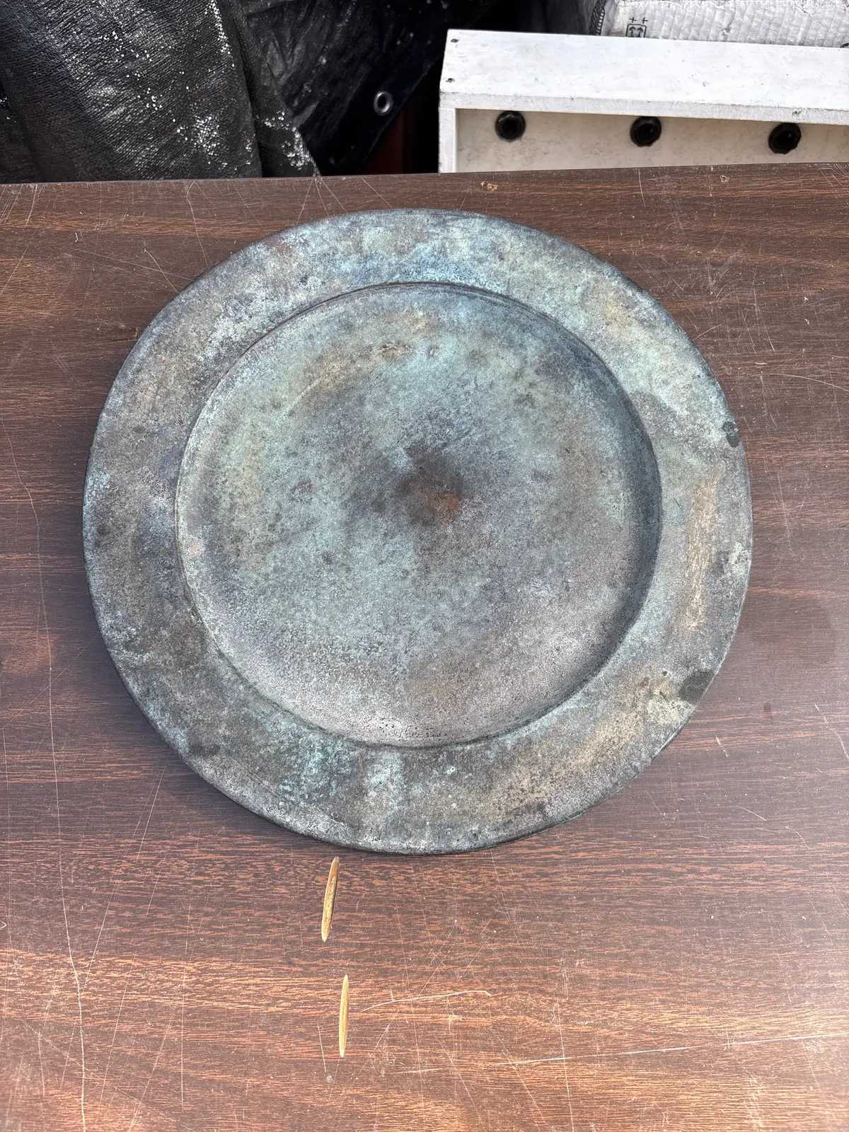 Set Of 4 Large Copper Plates 1