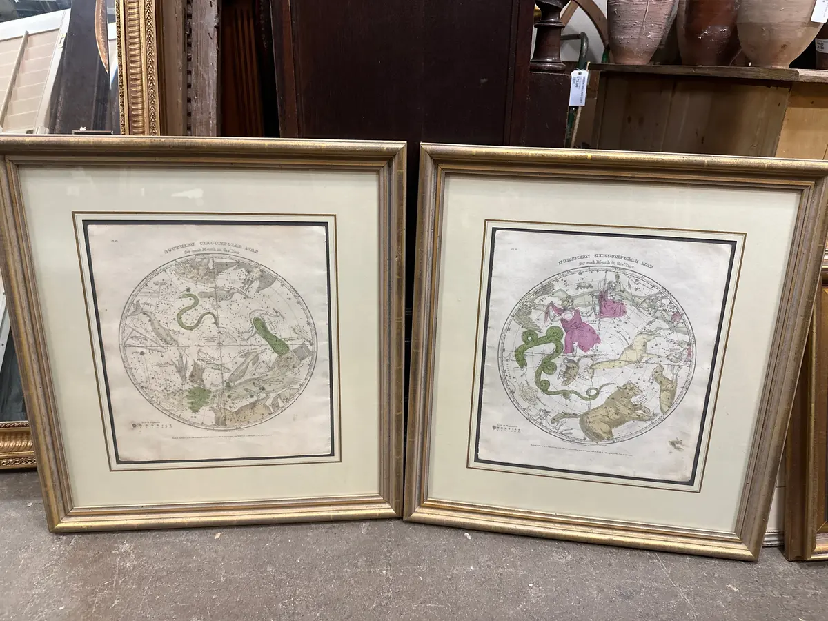 Pair Of Circum Polar Maps 1