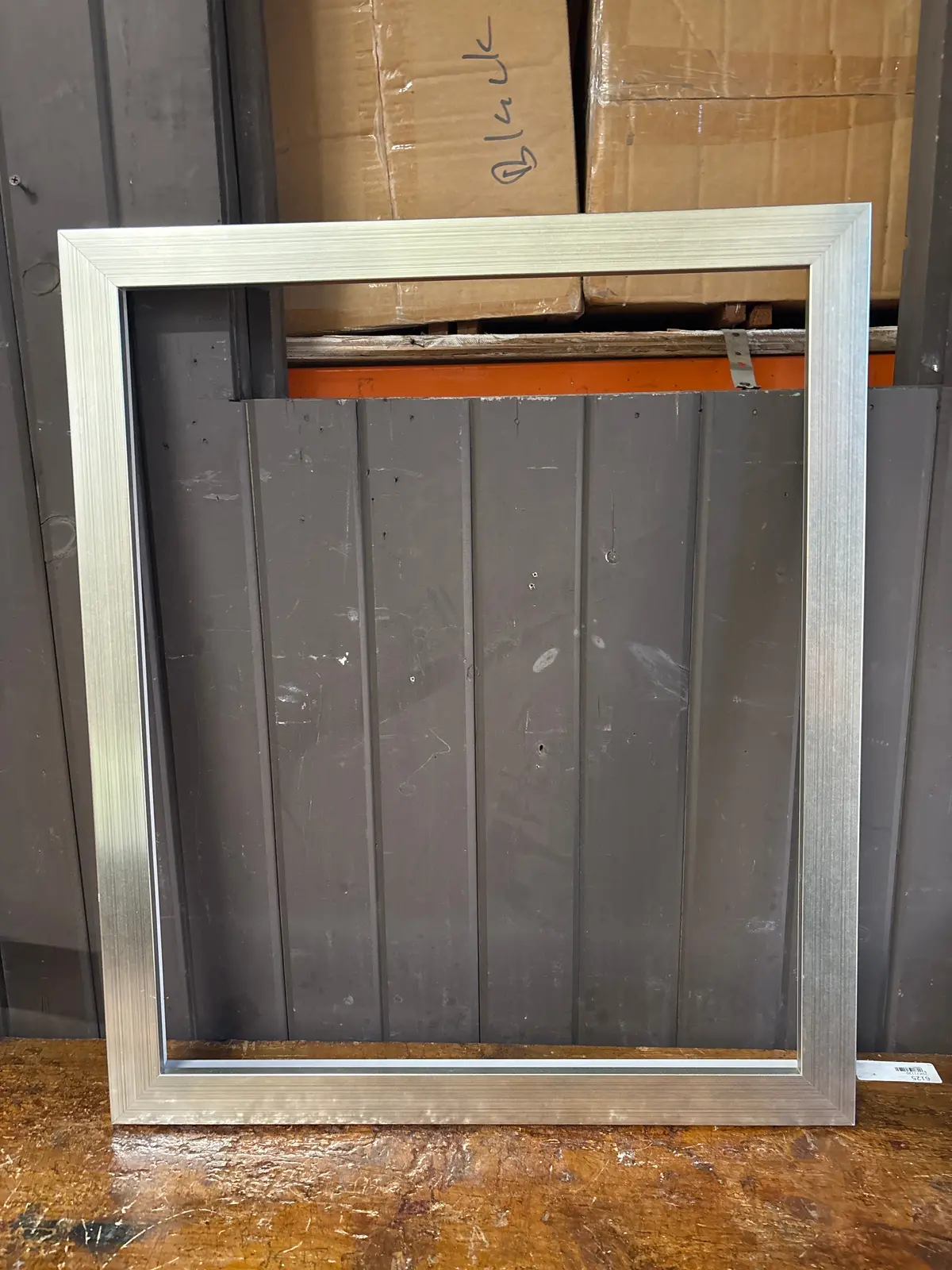 Heavy Modern Frame With Silver Finish 1