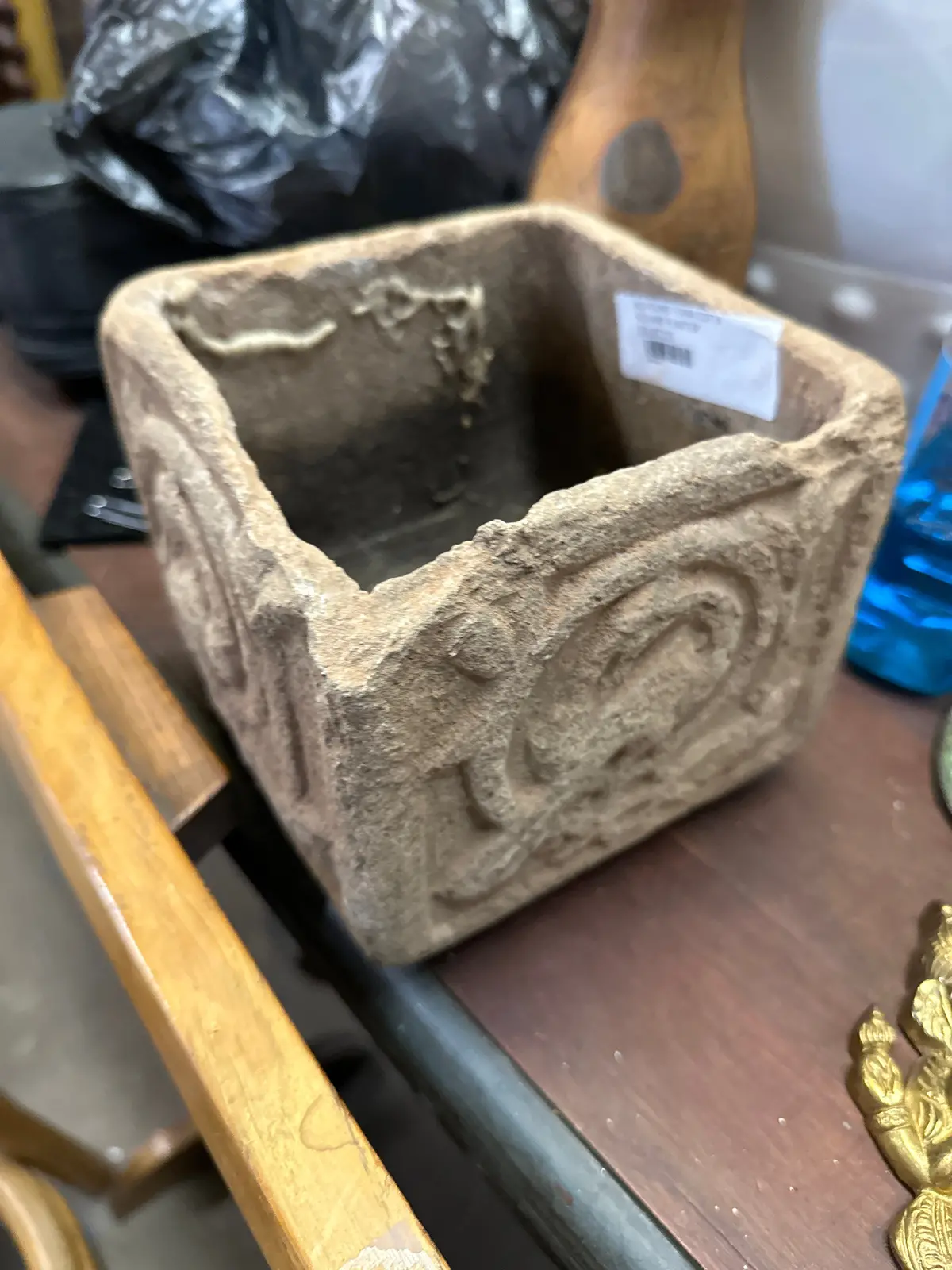 As Found Terra Cotta Square Planter 1