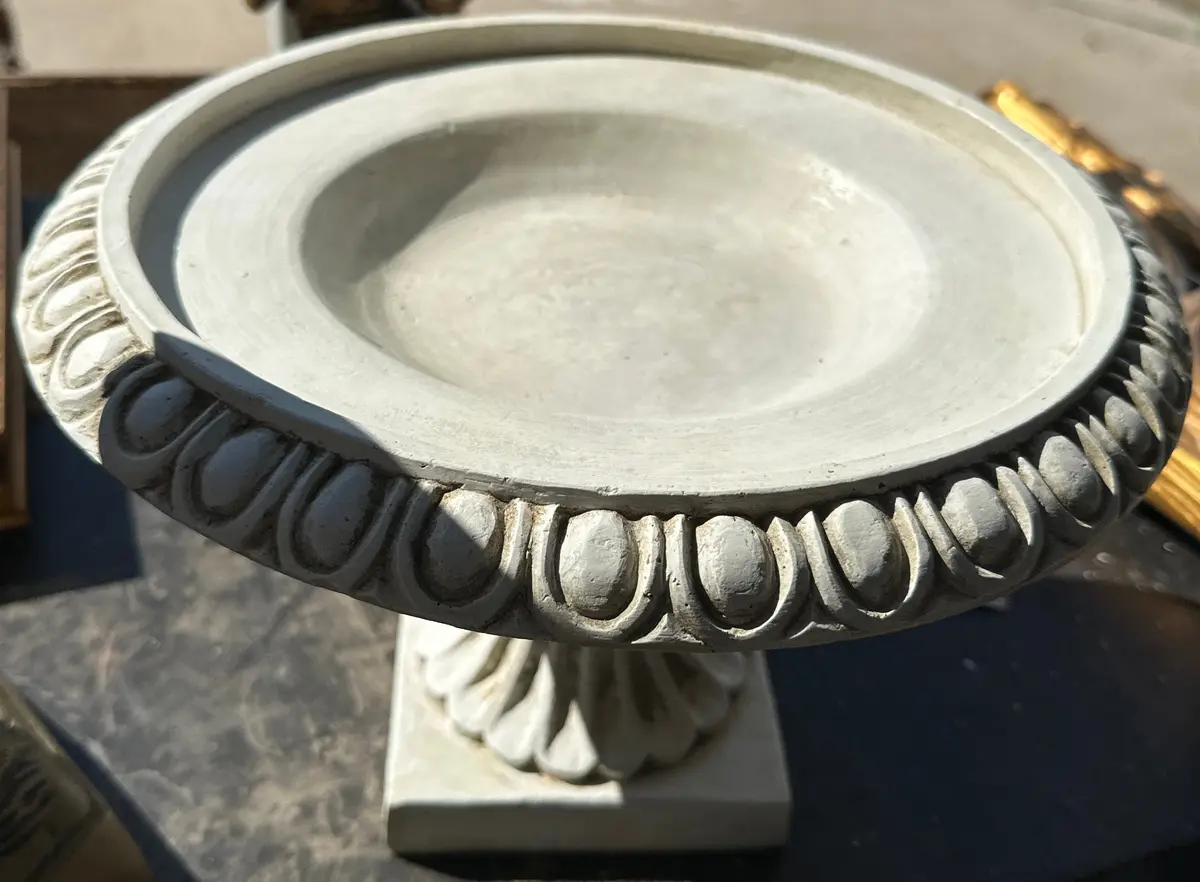 White Vintage Compote 1