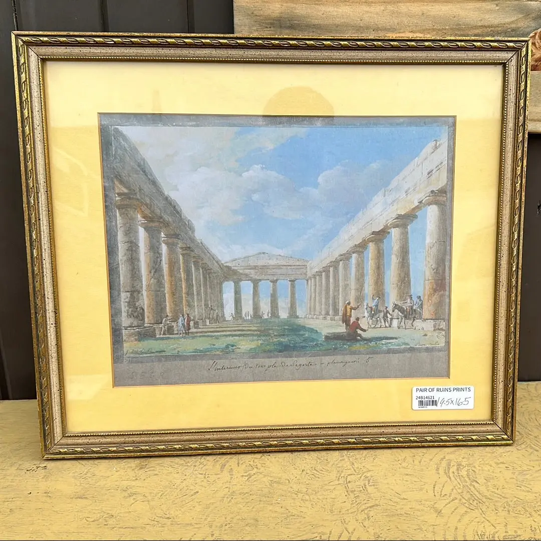 Pair Of Ruins Prints 1