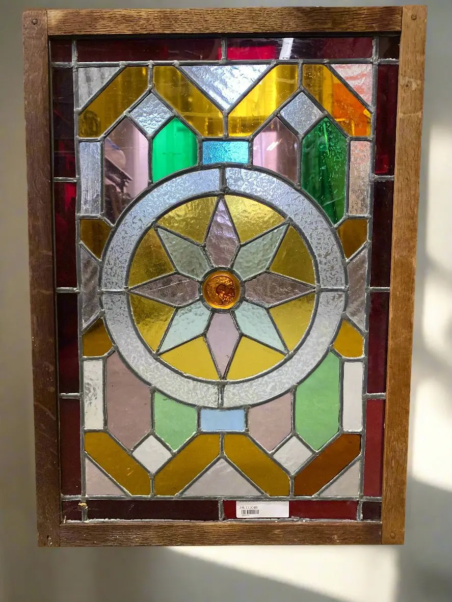 Stained Glass Window With Star 1