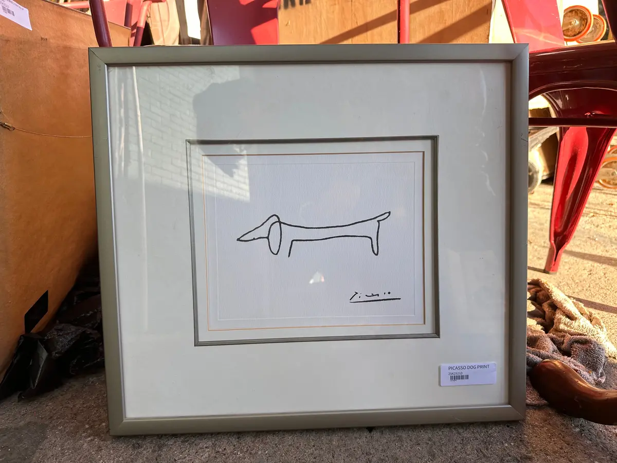Picasso Dog Print 1