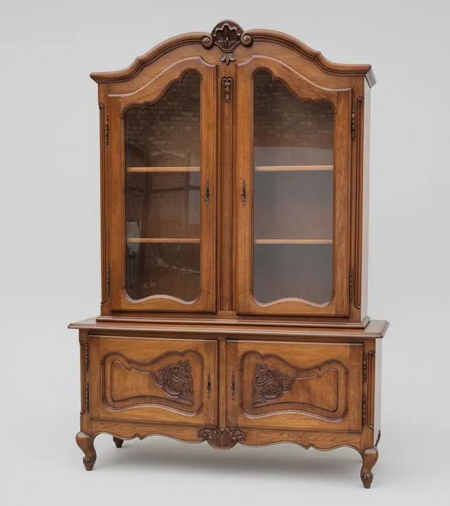 Country French Display Cabinet 1