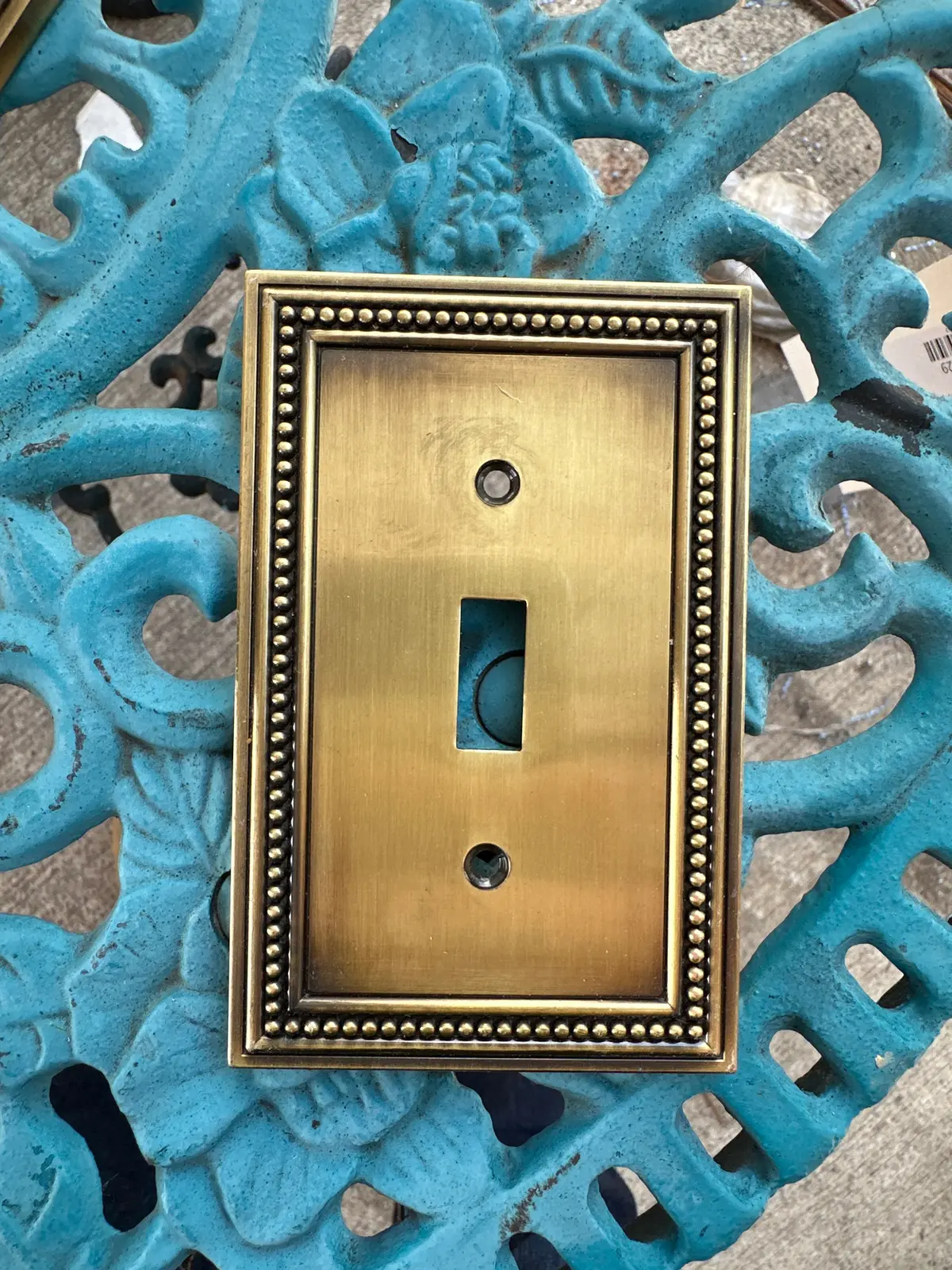Brass Switch Cover 1