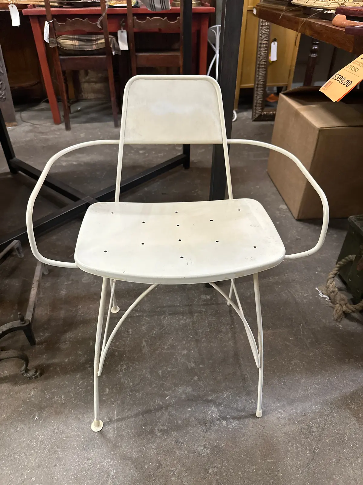 Small Iron Stool 1