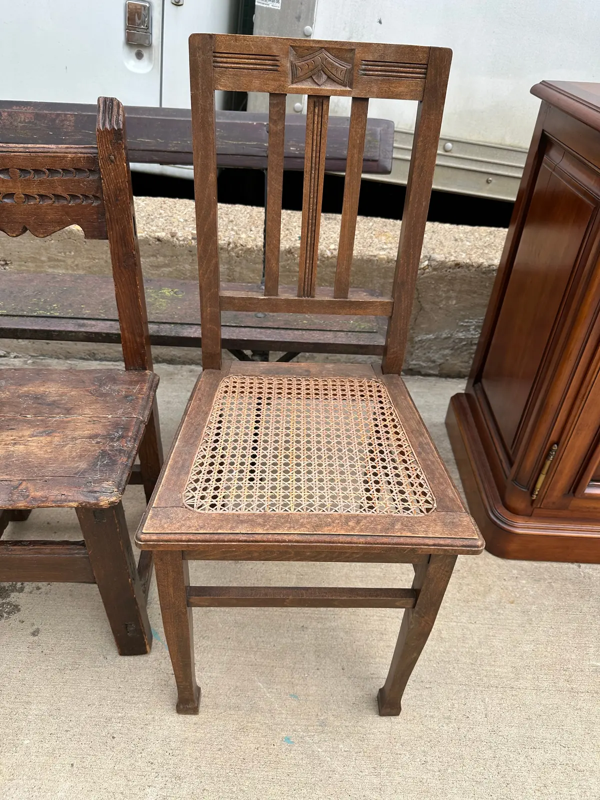 Caned Deco Chair 1