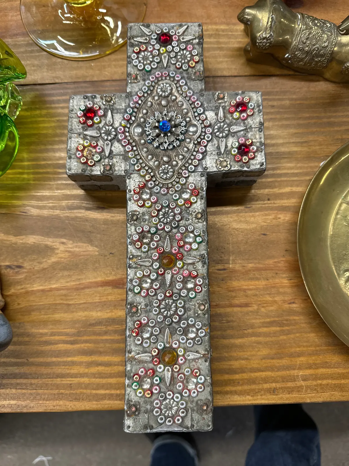 Large Cross With Jewels 1