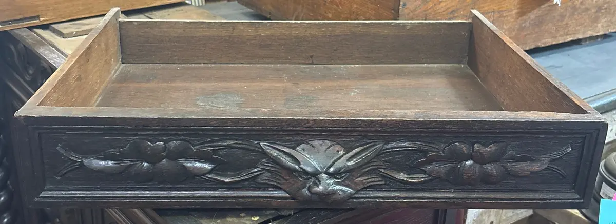 Carved Face Drawer 1 Of 2 1
