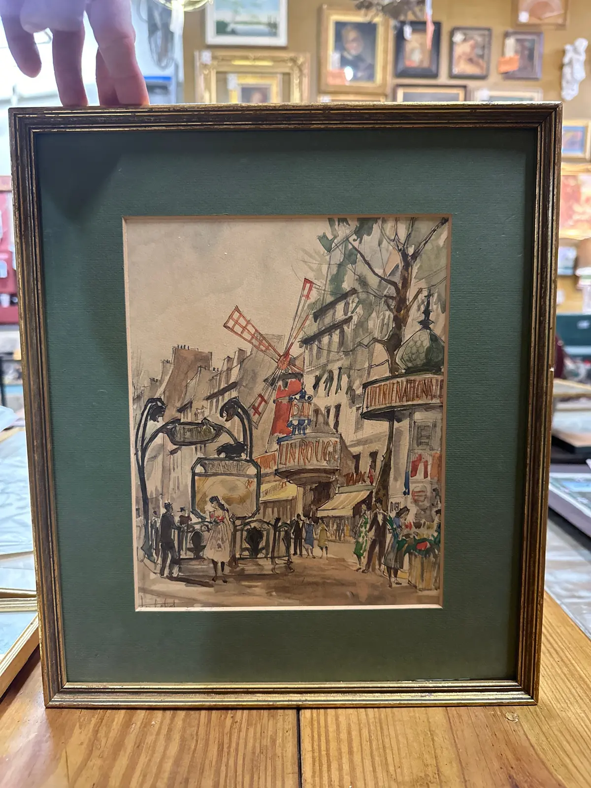 Moulin Rouge Watercolor 1