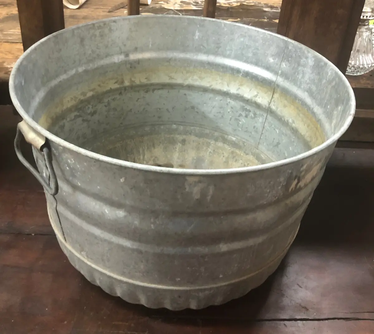 Small Galvanized Tub 1