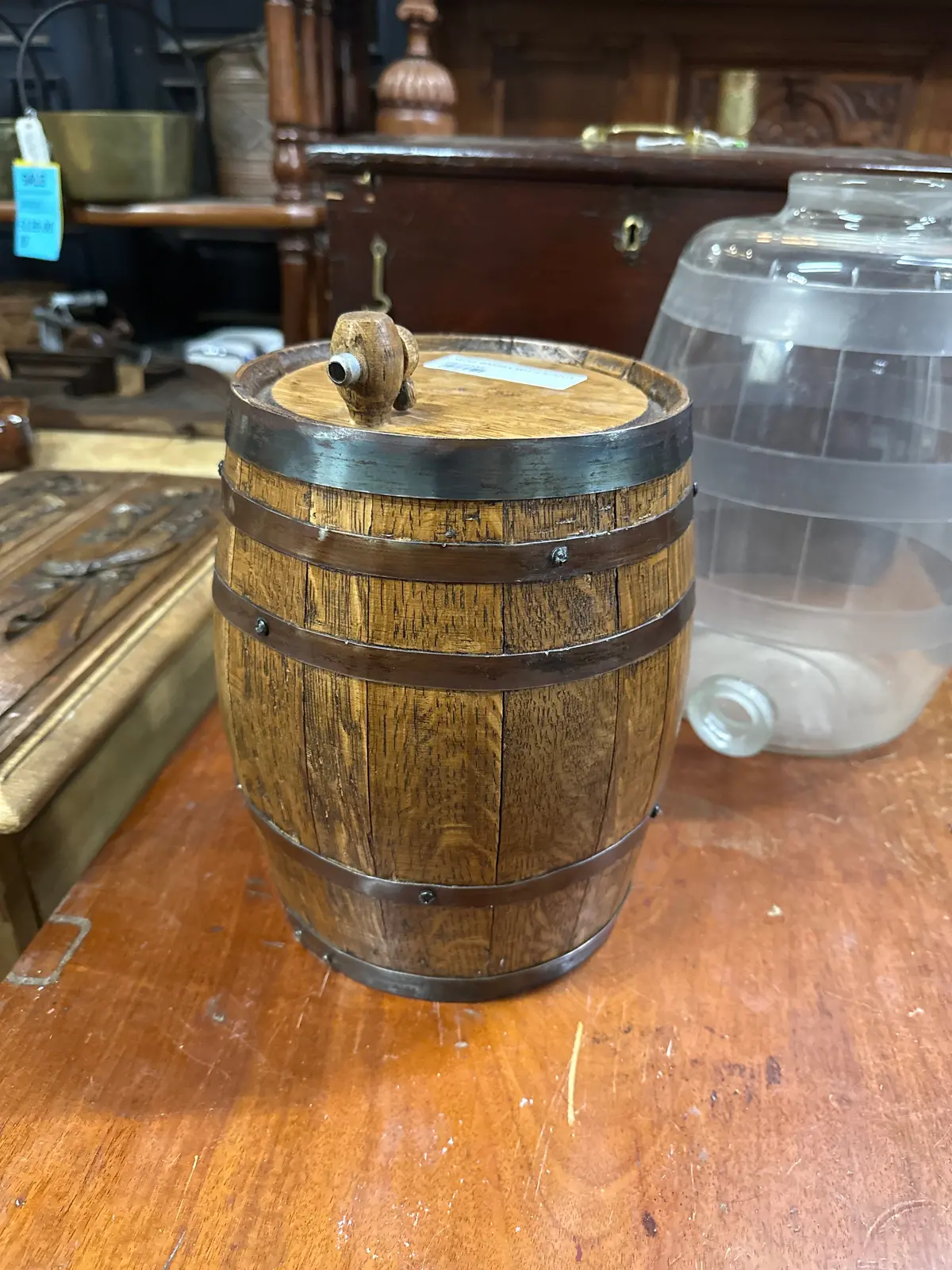 Wine Barrel With Spout 1