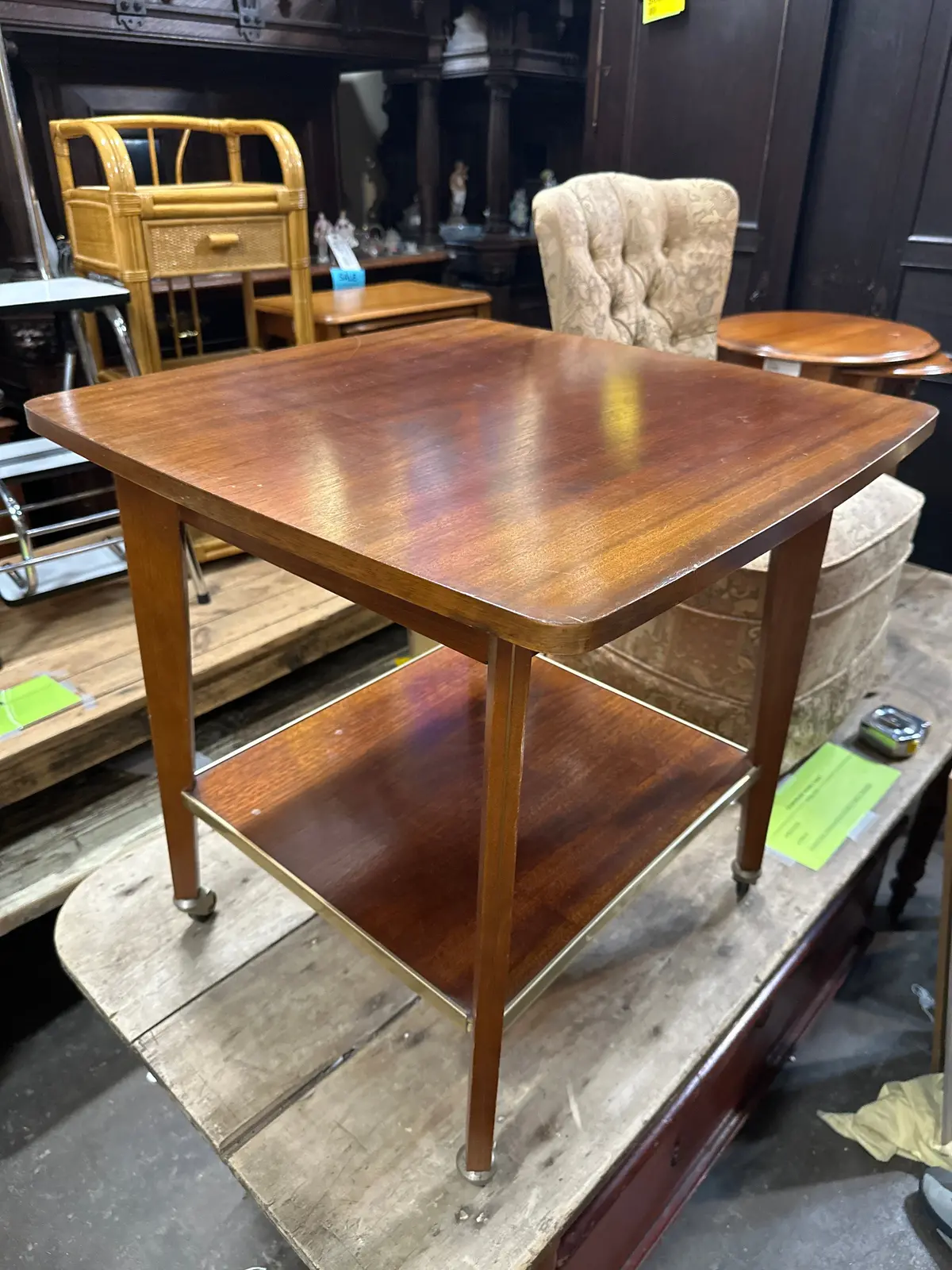 Rolling Midcentruy Tea Table 1