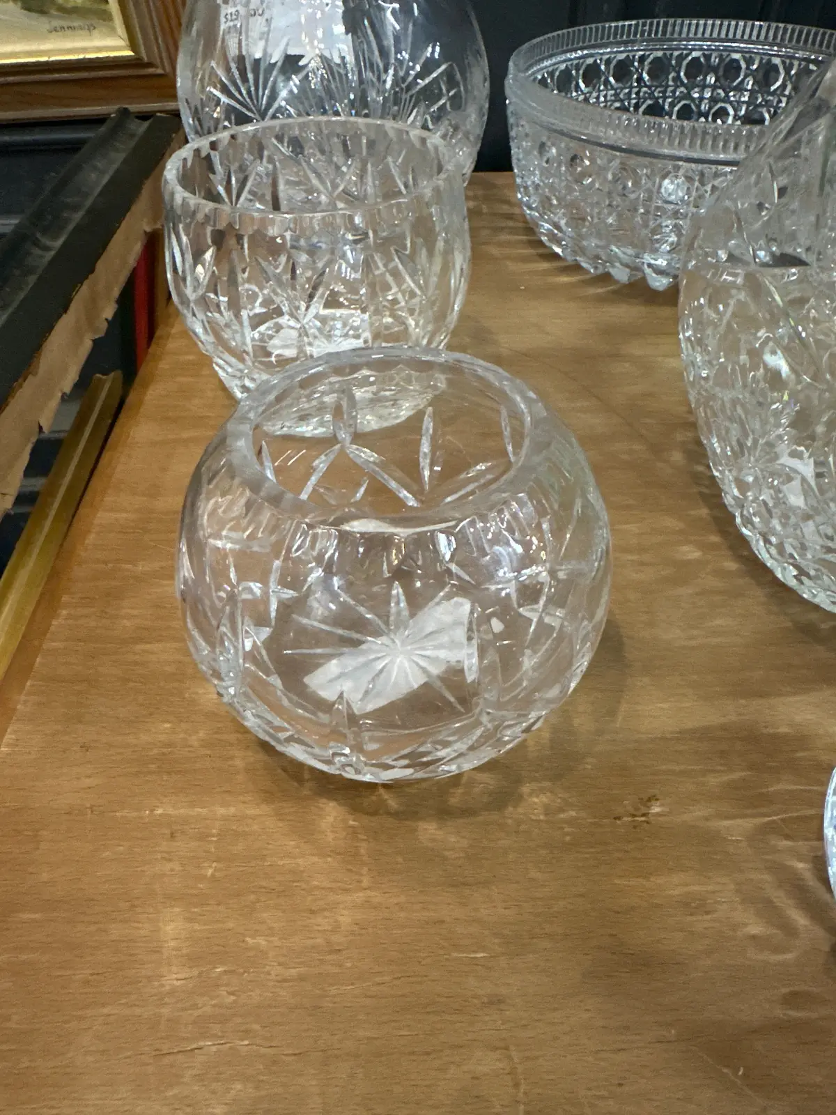 Small Crystal Rose Bowl 1