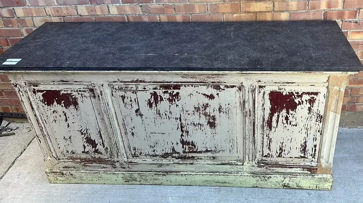 Black Granite Top Store Counter 1