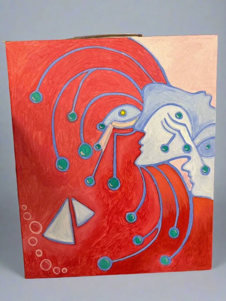 Medium Amelia Shipman Abstract Painting 1