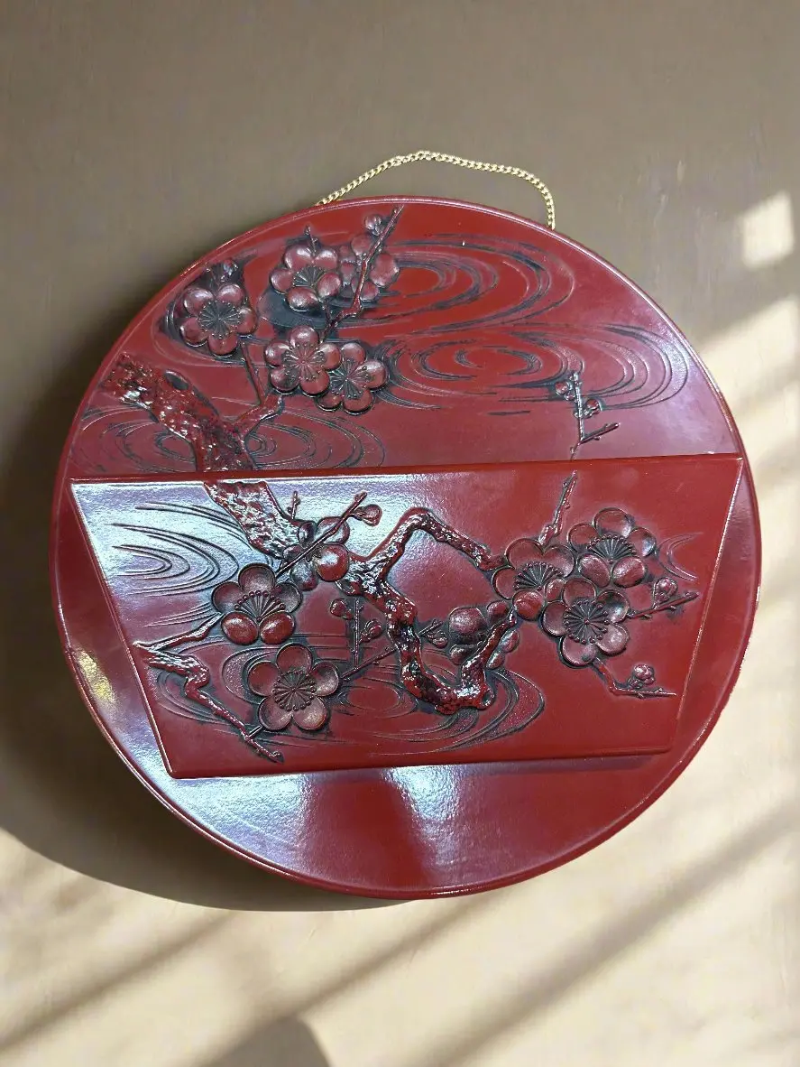 Lacquered Japanese Wall Pocket 1