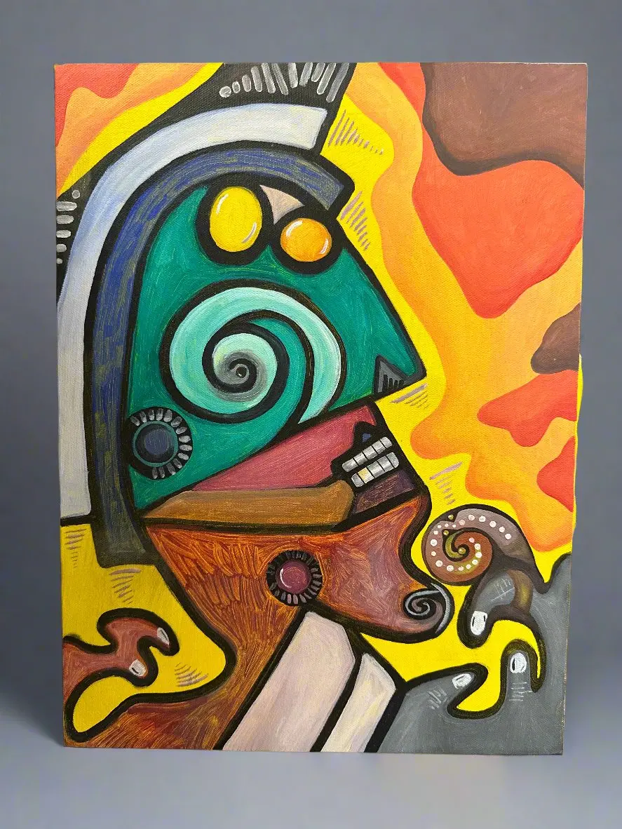 Small Amelia Shipman Abstract Painting 1
