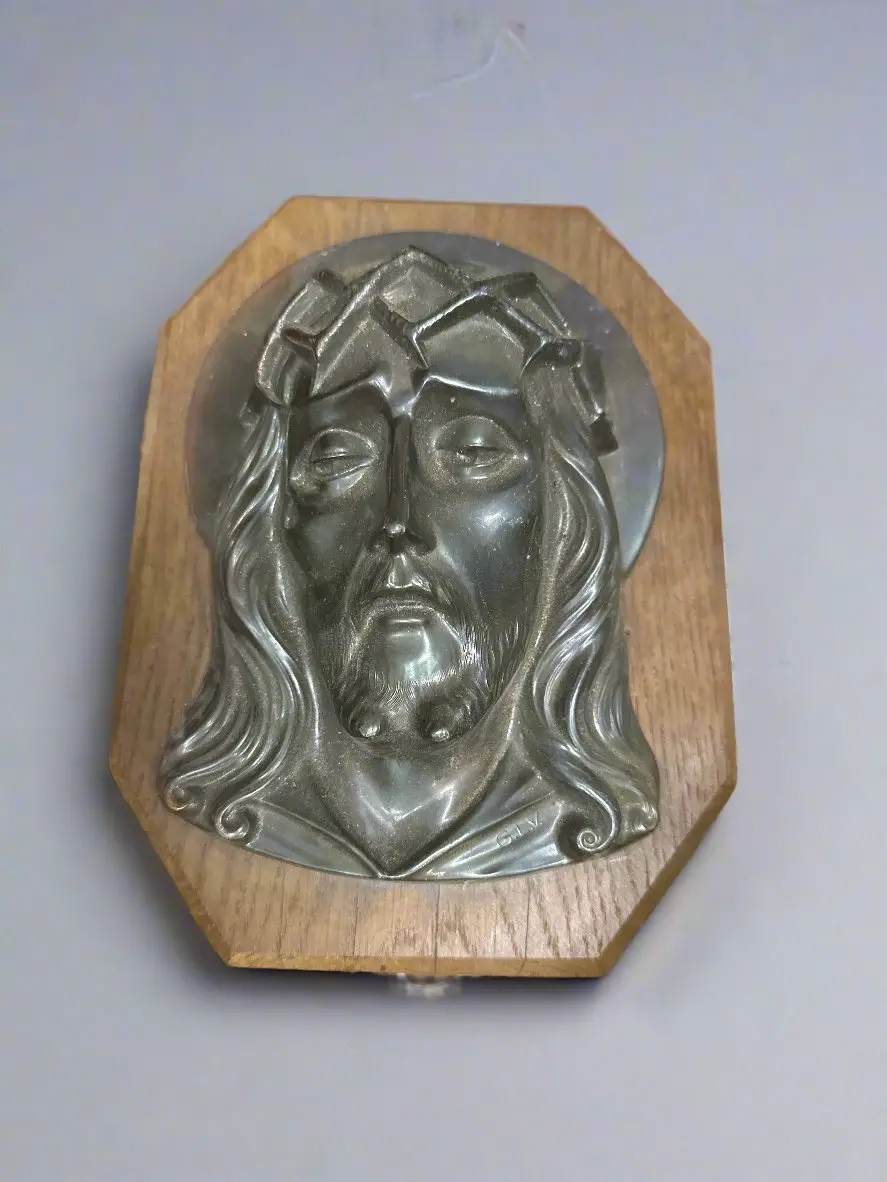 Metal Jesus Plaque 1