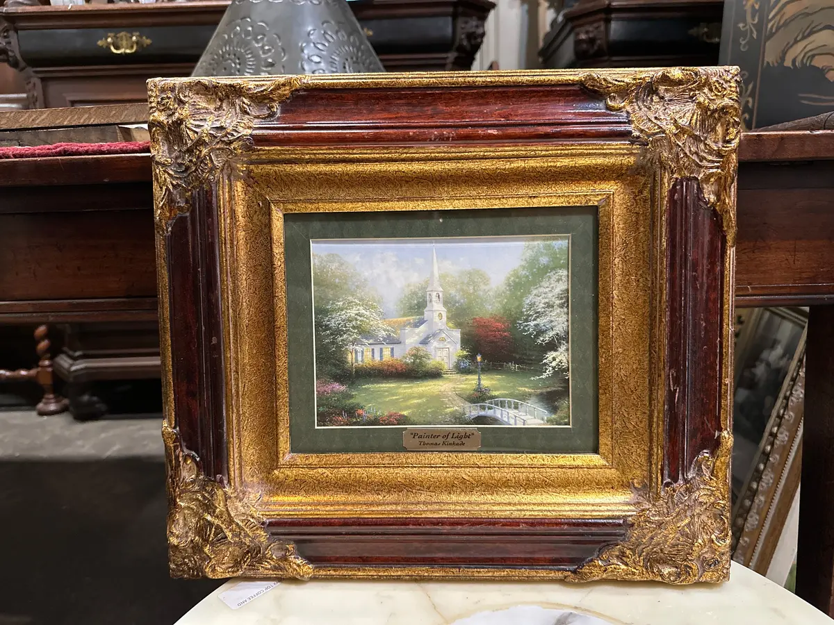 White Chapel Print By Thomas Kincade 1