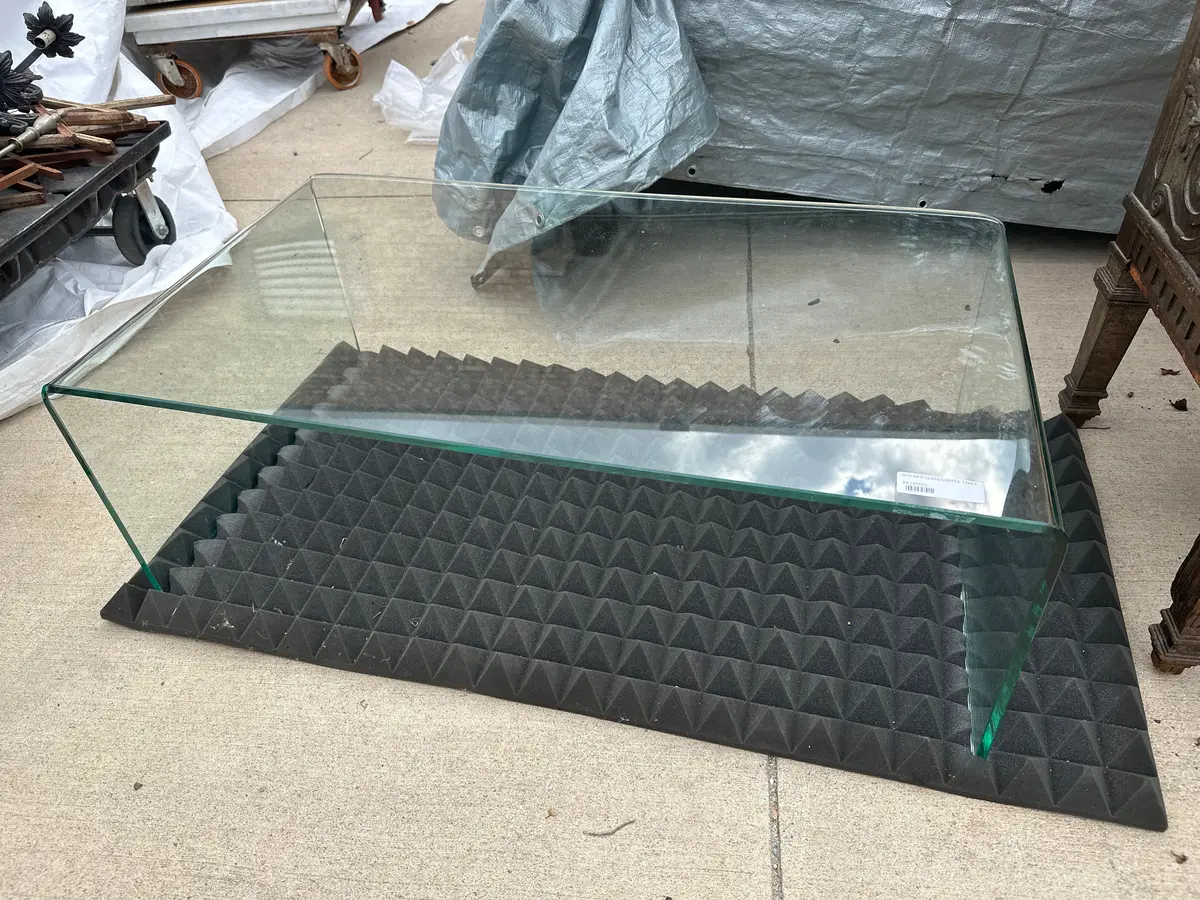 Molded Glass Coffee Table 1