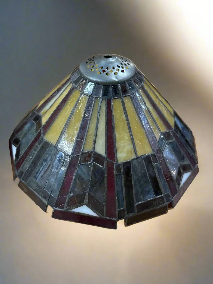 Small Deco Stained Glass Shade 1