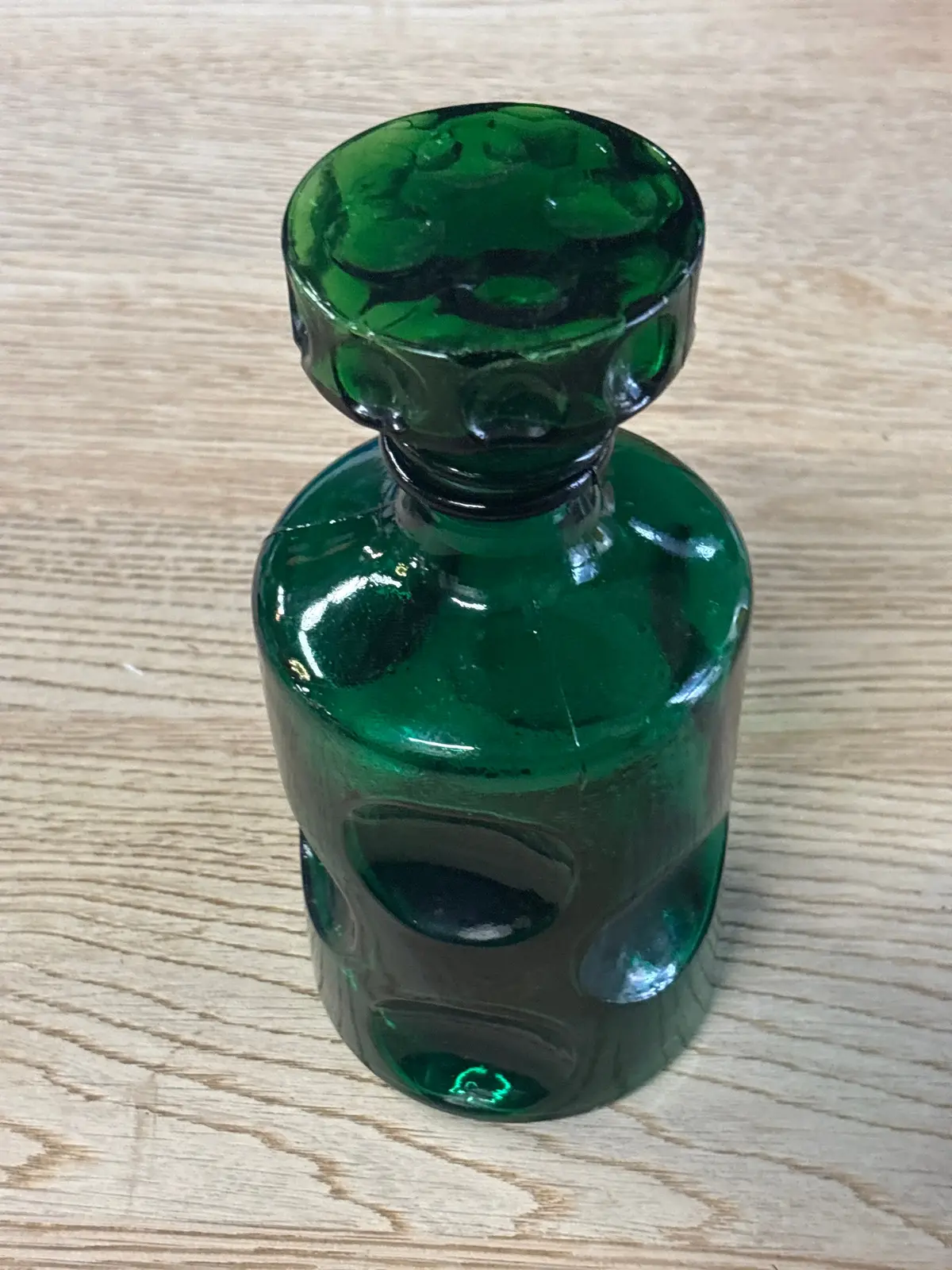 Green Mid Century Decanter 1