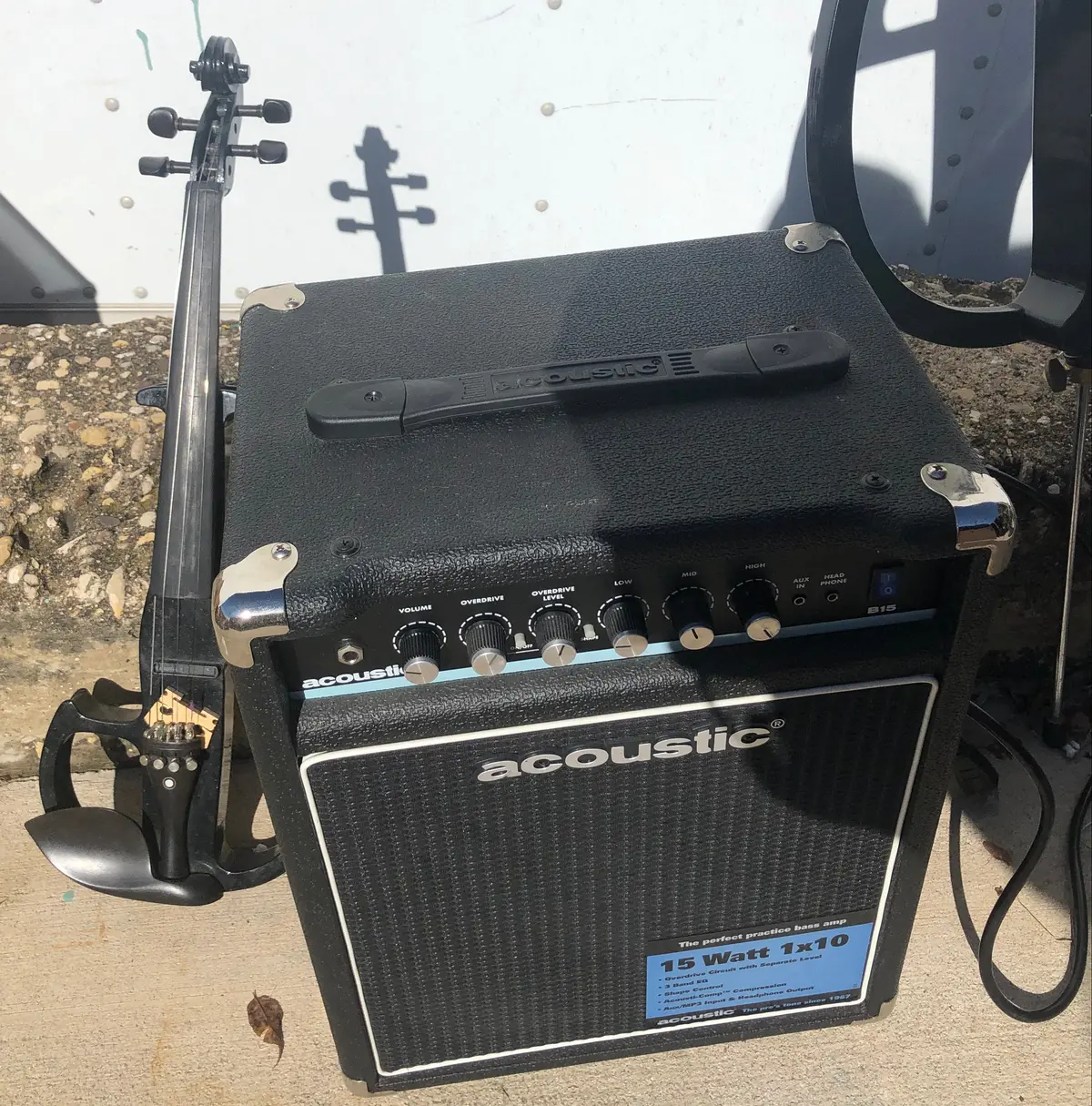 Acoustic Branded Amp With Electric Violin And Chello Set 1