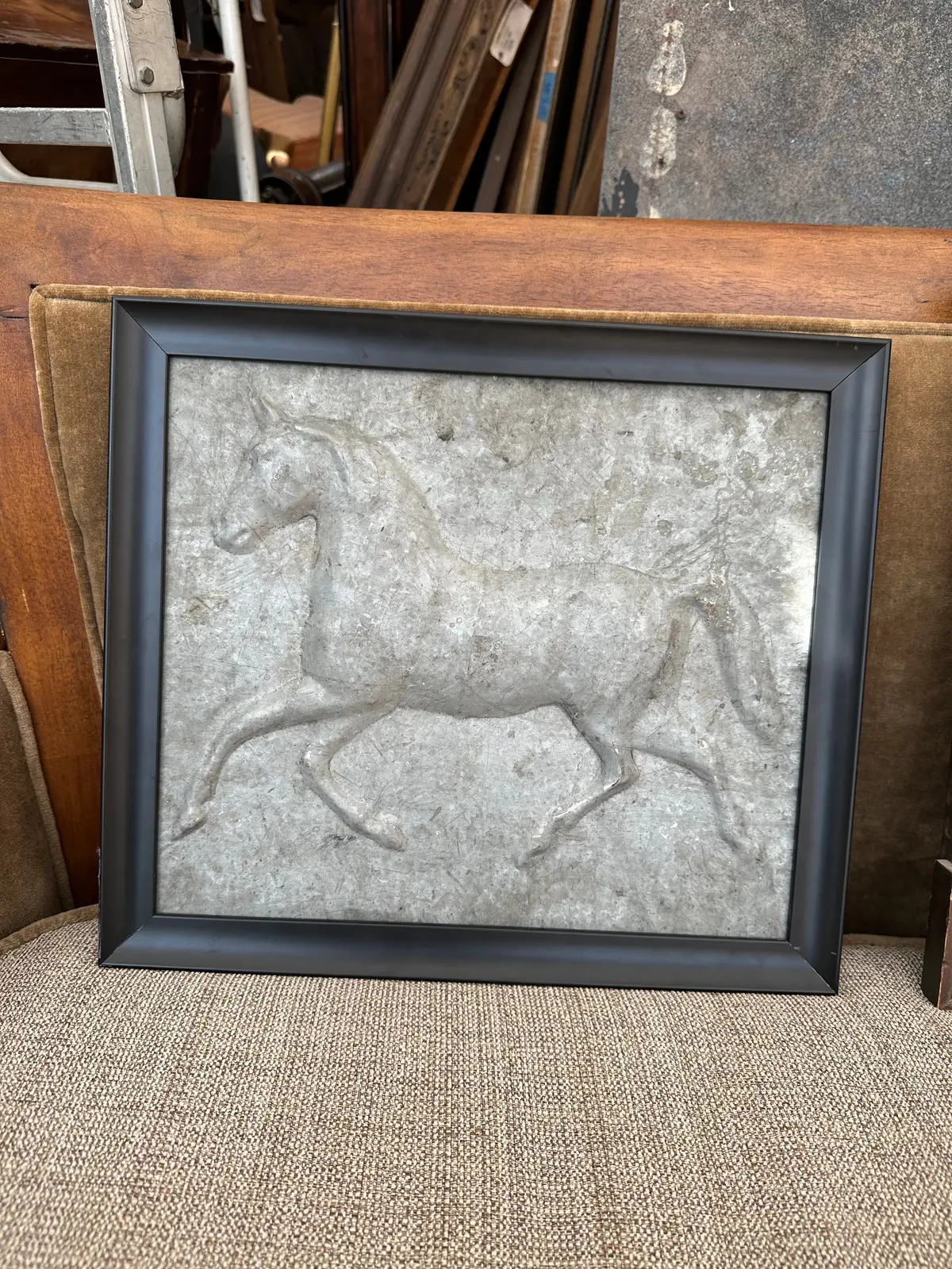 Pressed Tin Horse Picture 1