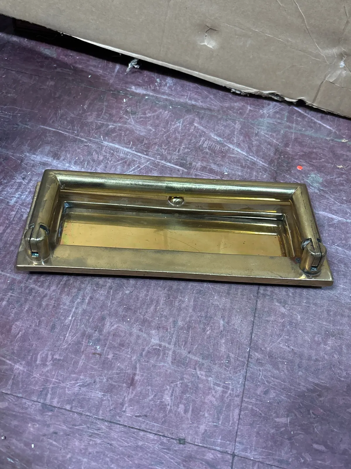 Brass Mail Door Slot 1