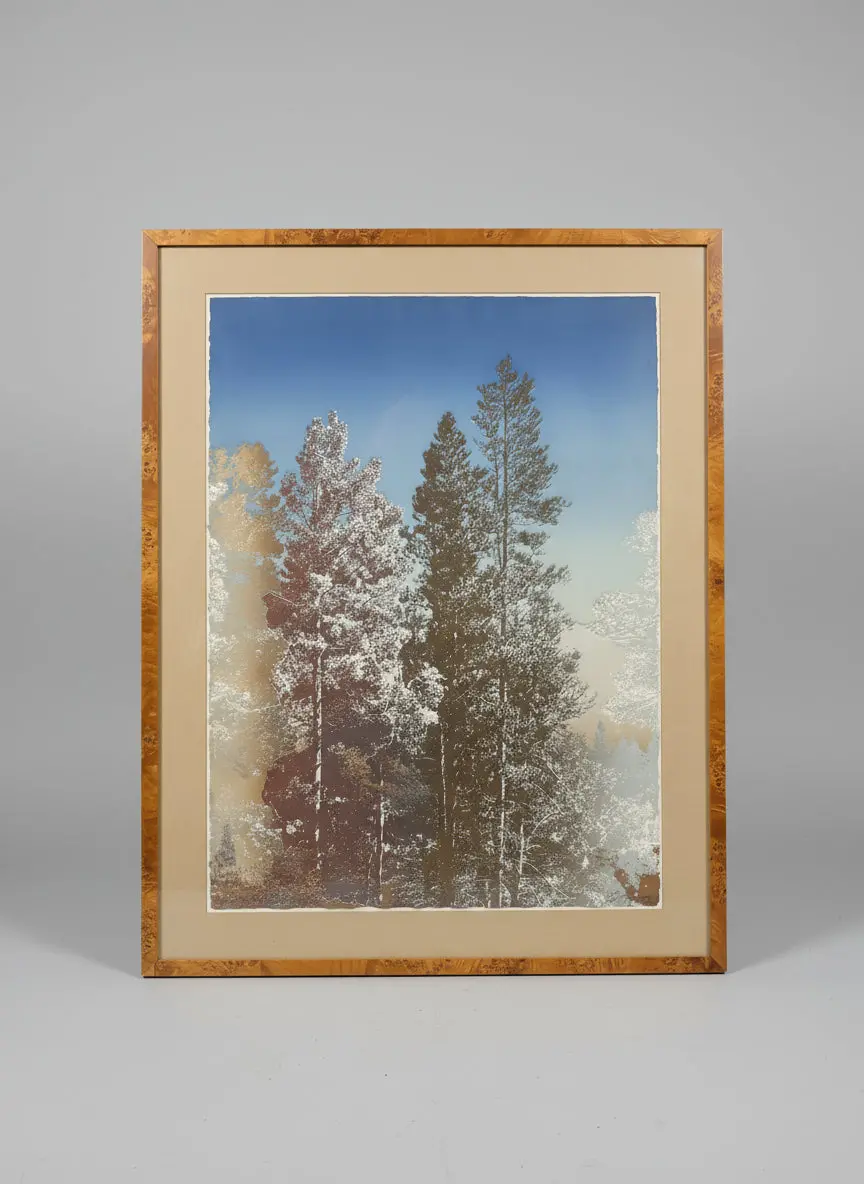 Signed Pace Contemporary Tree Painting 1