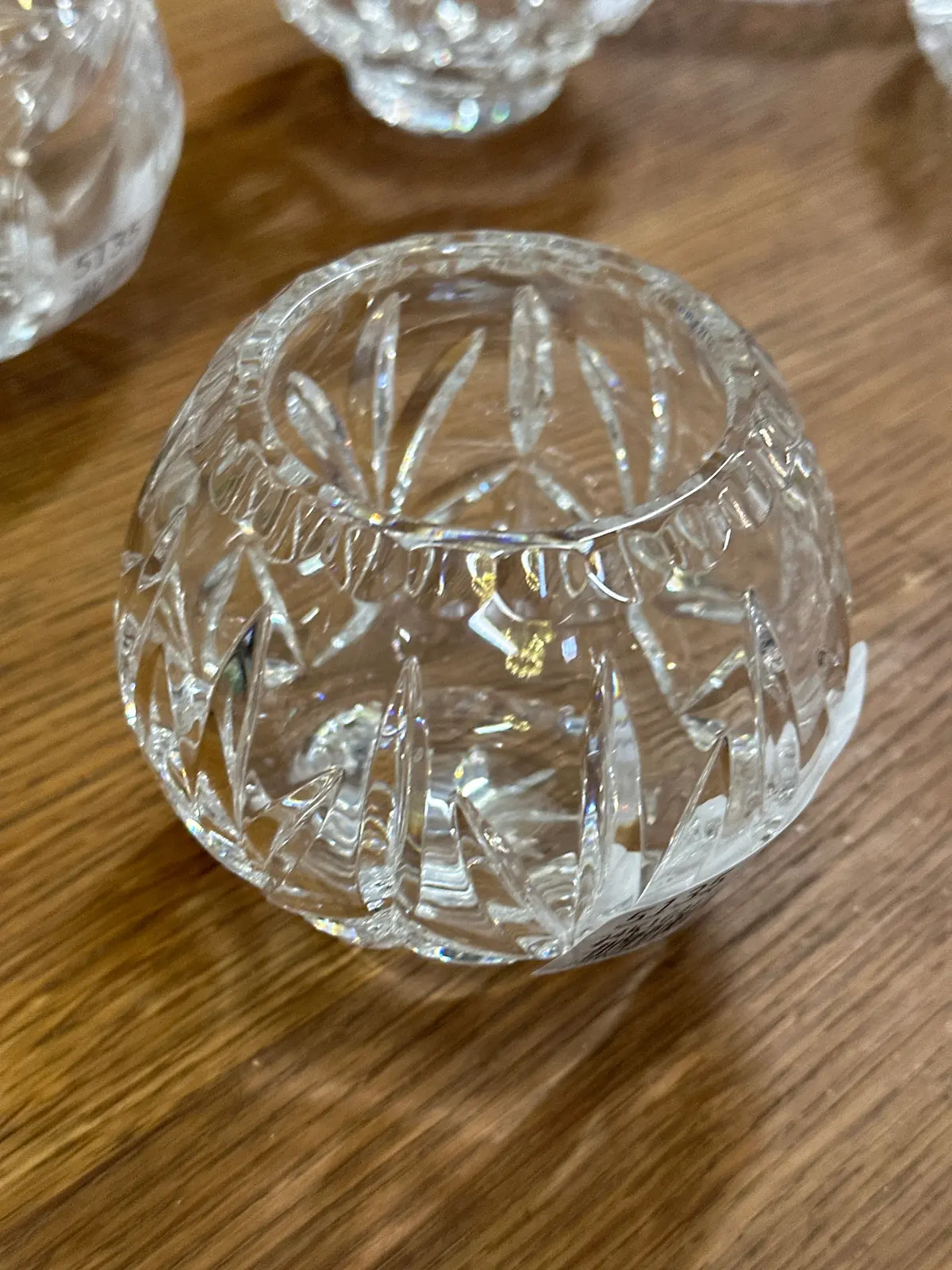 Small Crystal Rose Bowl 1