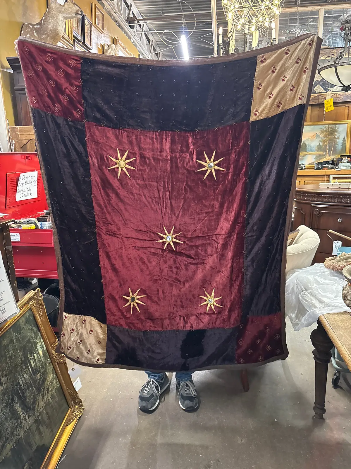 Silk And Velvet Quilt 1