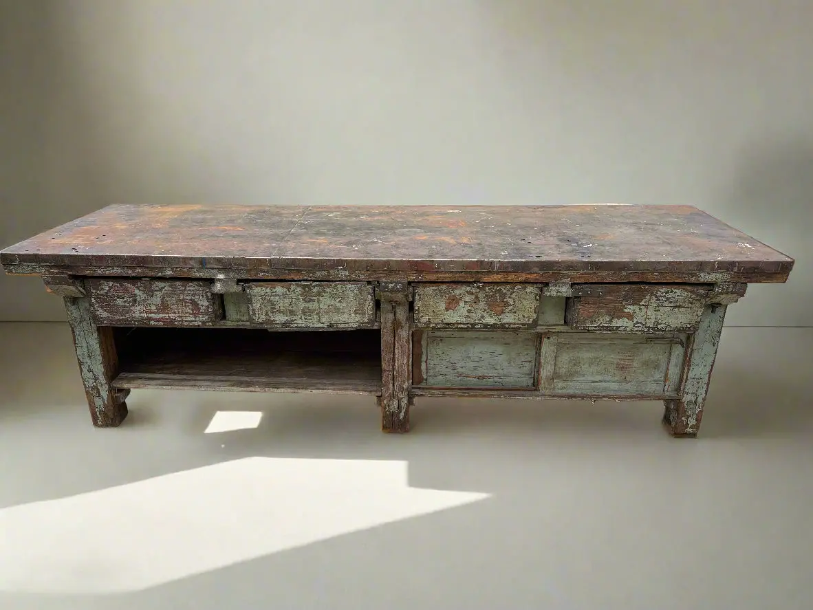 Metal Top 4 Drawer Work Bench Sold To Beach For 1540.00 Off Truck 1