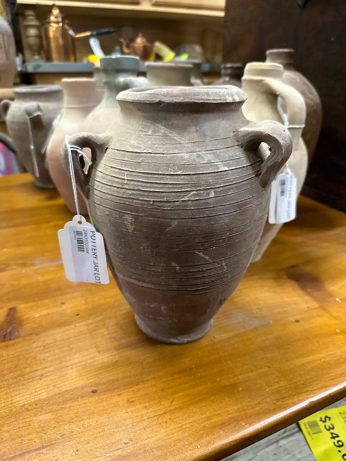 Clay Vase With Two Handles 1