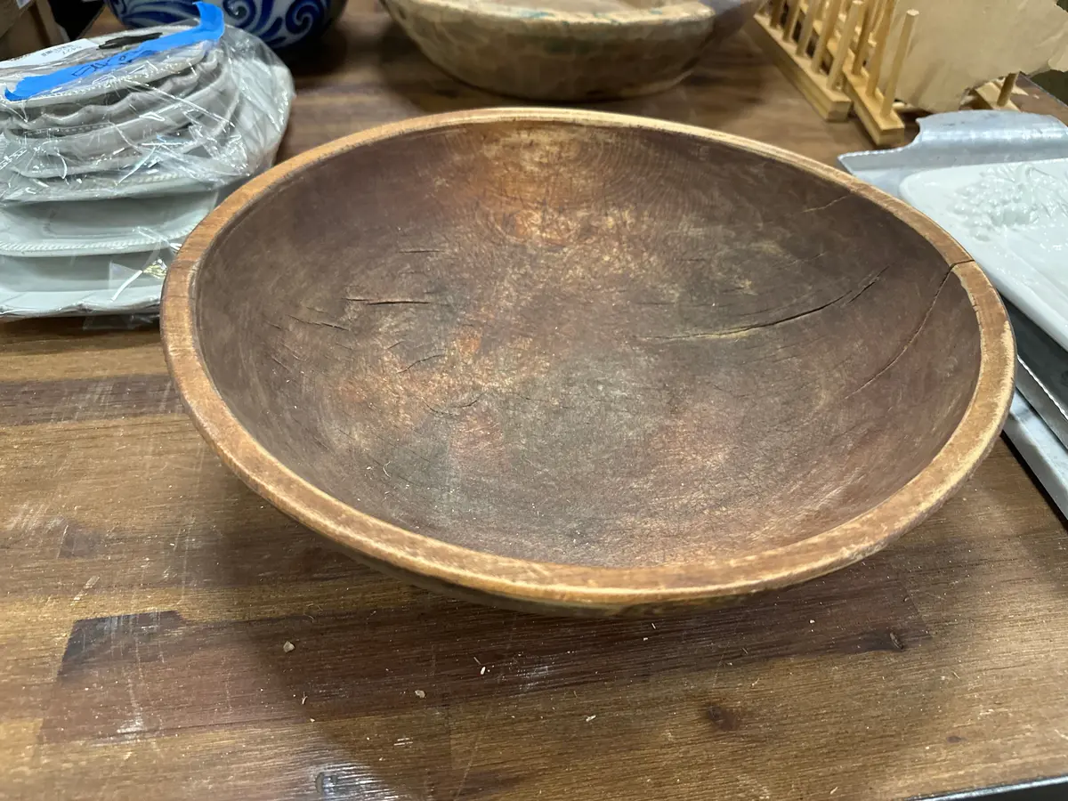 Large Wood Salad Bowl 1