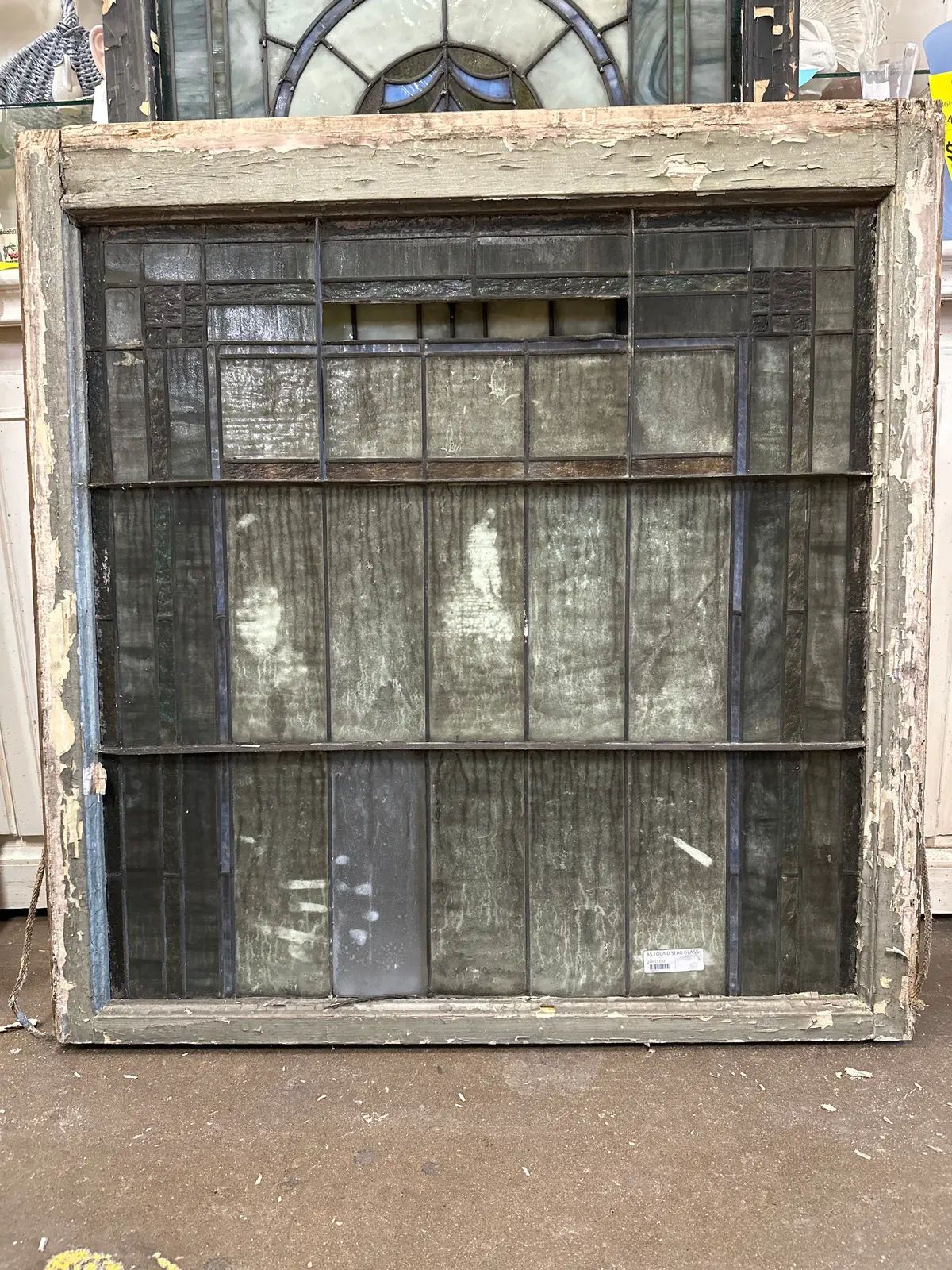 As Found American Stained Glass Window 1