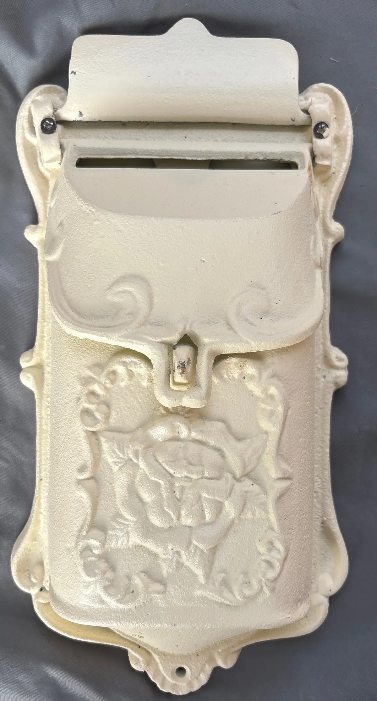 Cast Iron Mail Box 1 Of 2 1