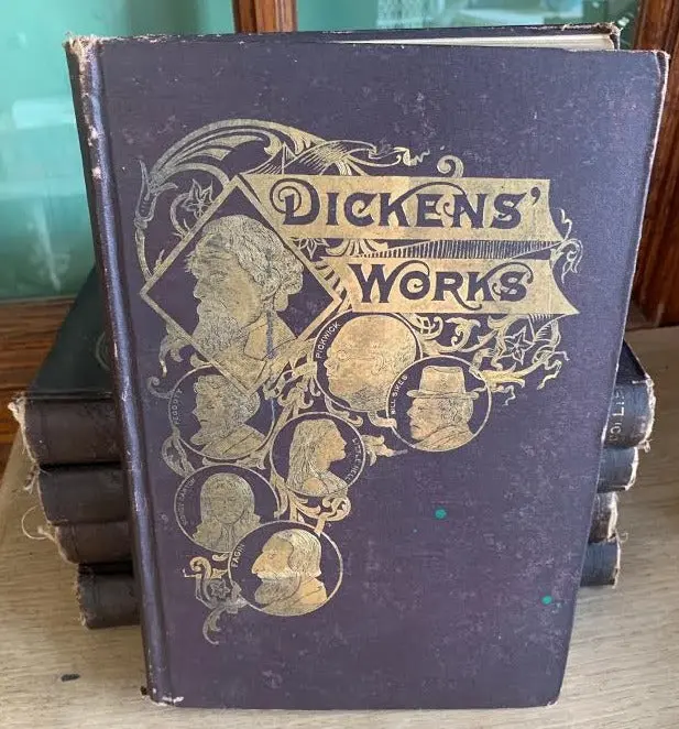 5 Volume Set Of Dickens Books 1