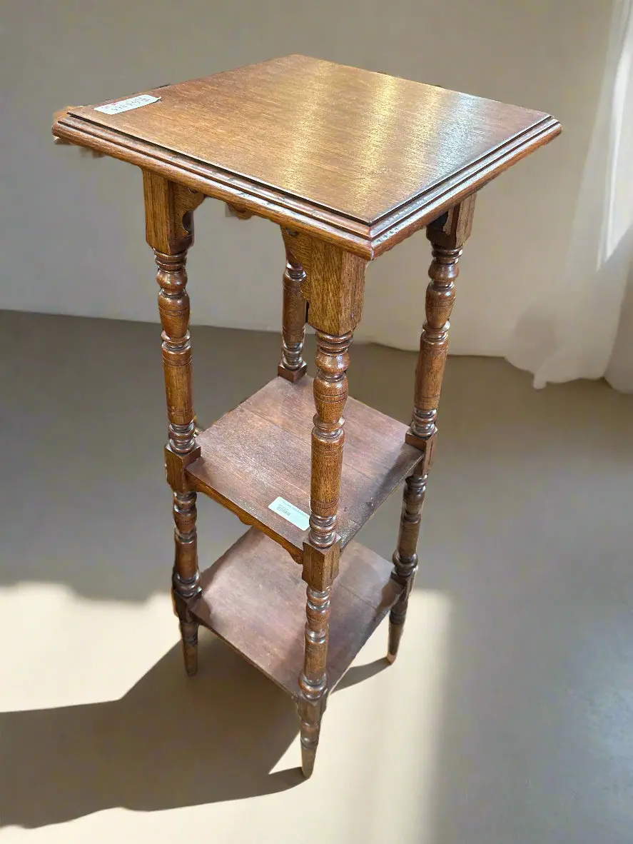 Tall Oak Tiered Pedestal 1