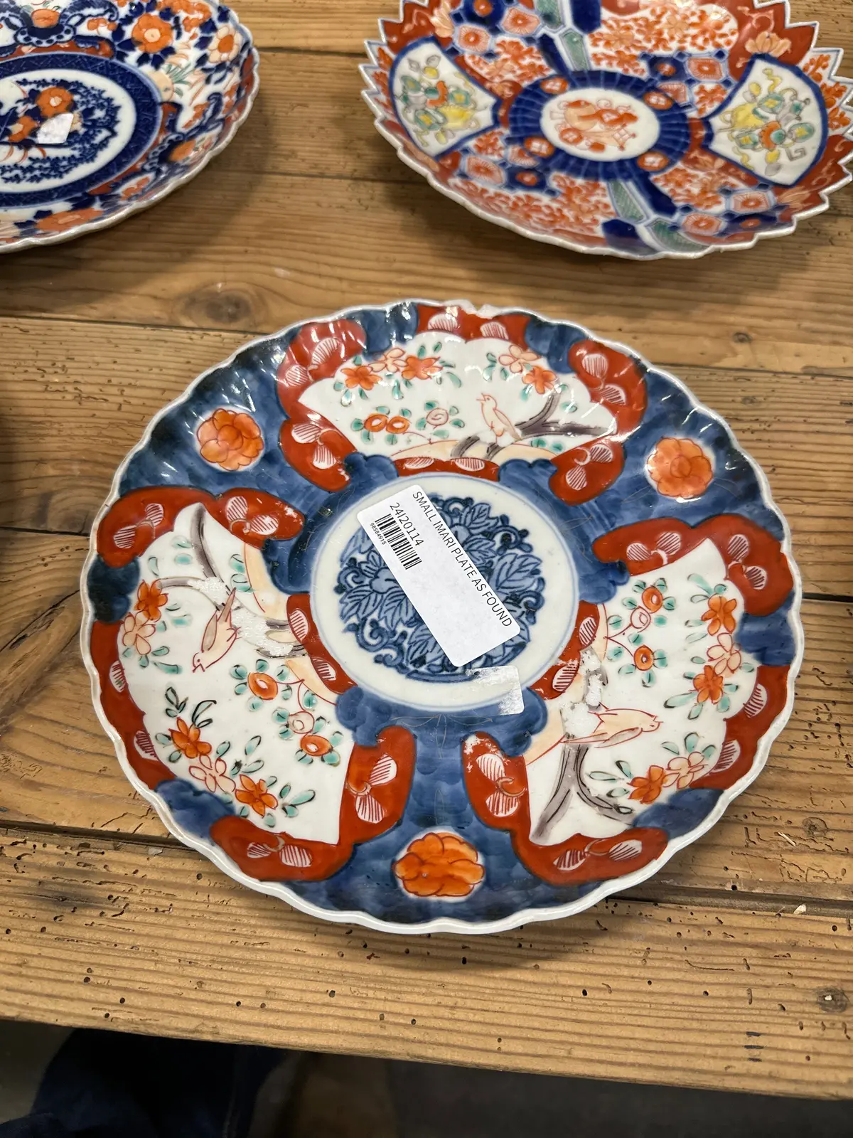Small Imari Plate As Found 1