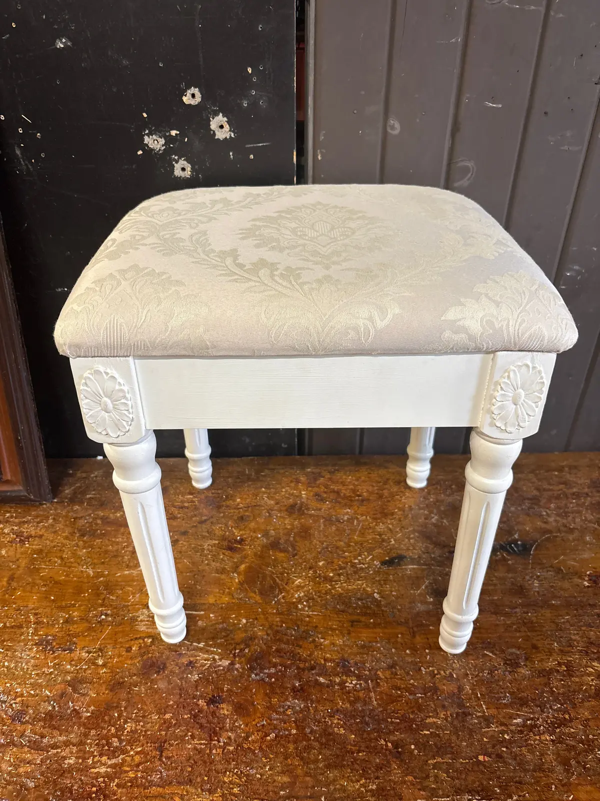 Small White Bench 1