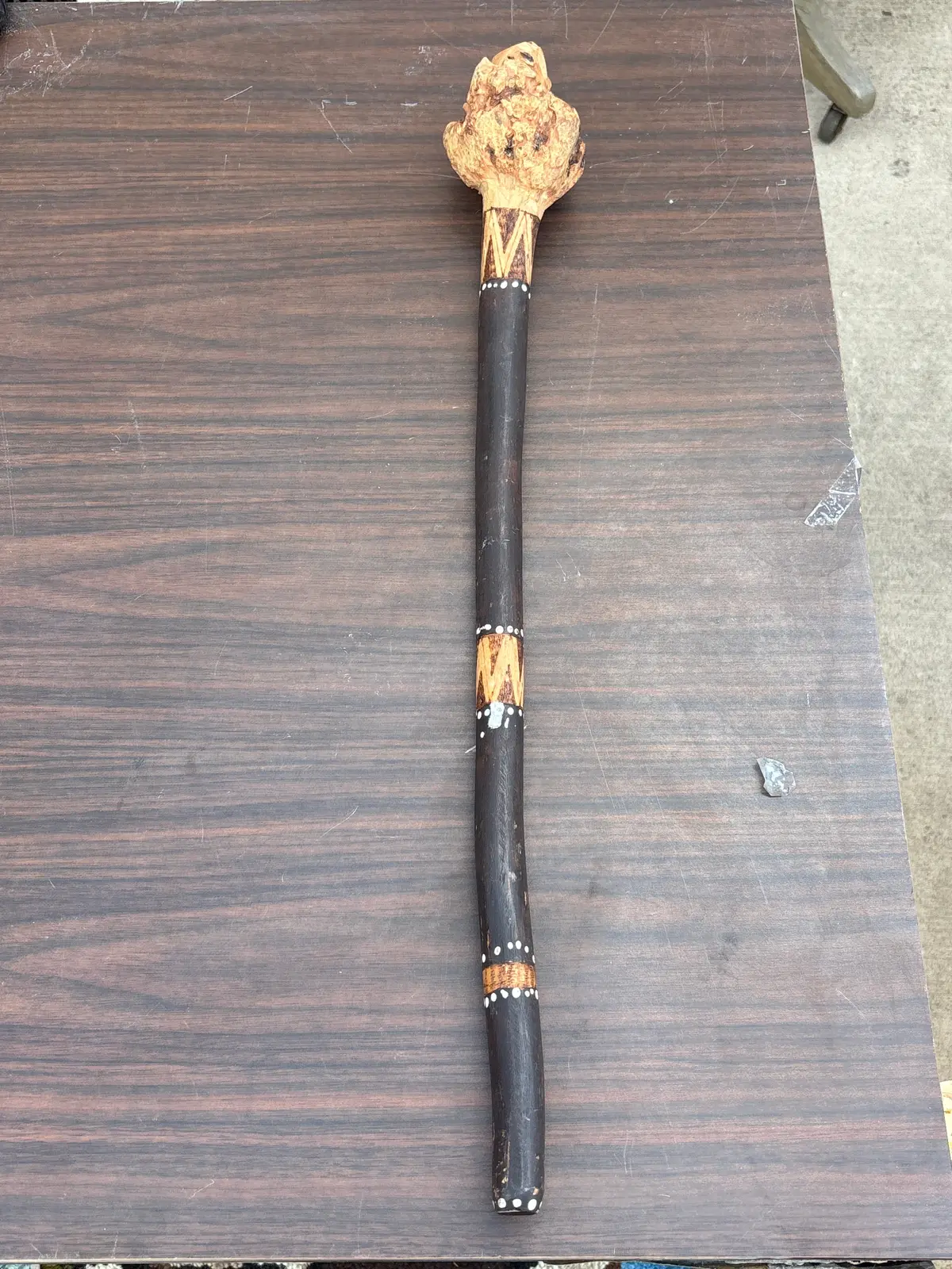 Original African Carved Stick 1