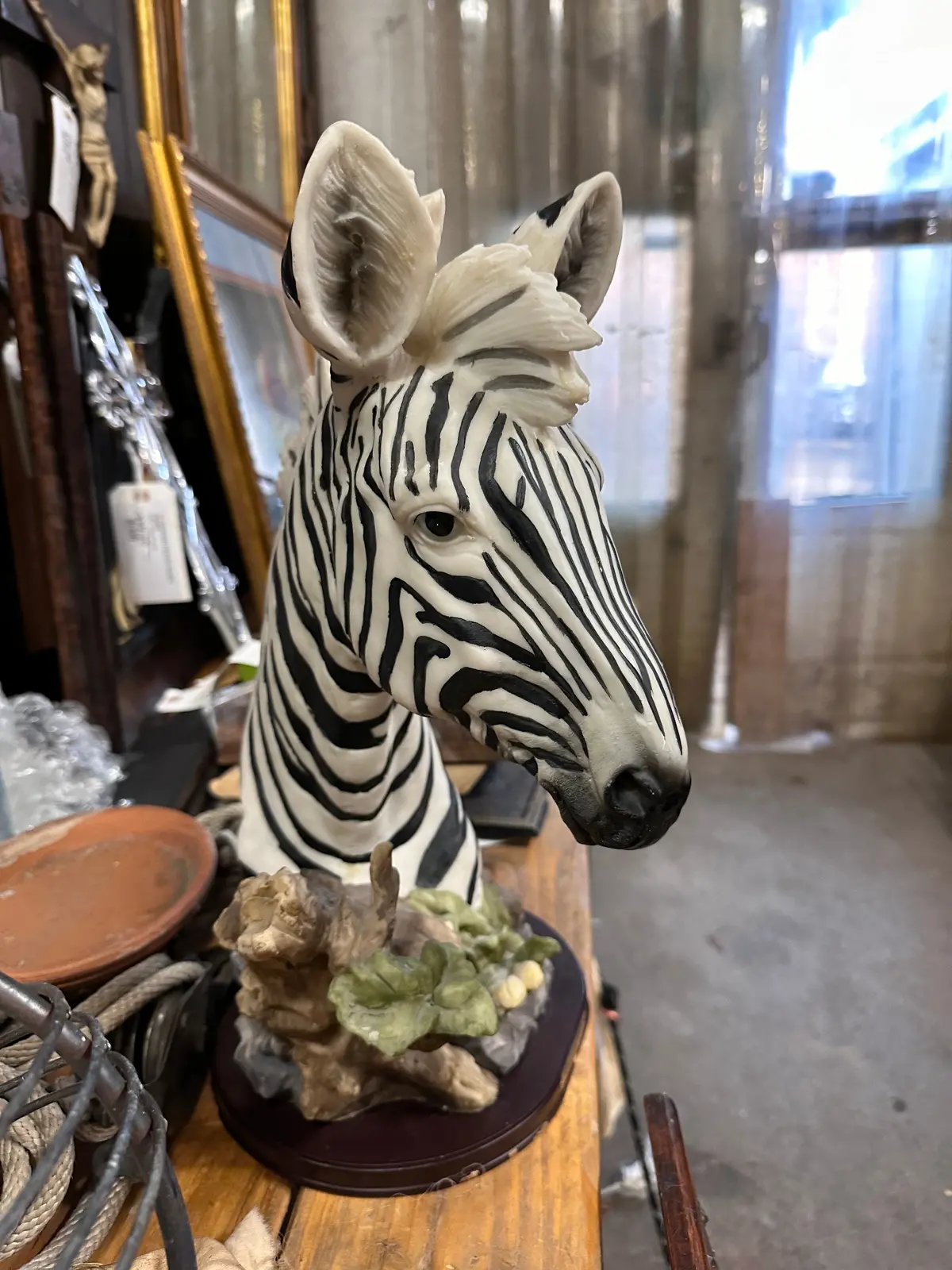 Resin Zebra Head 1