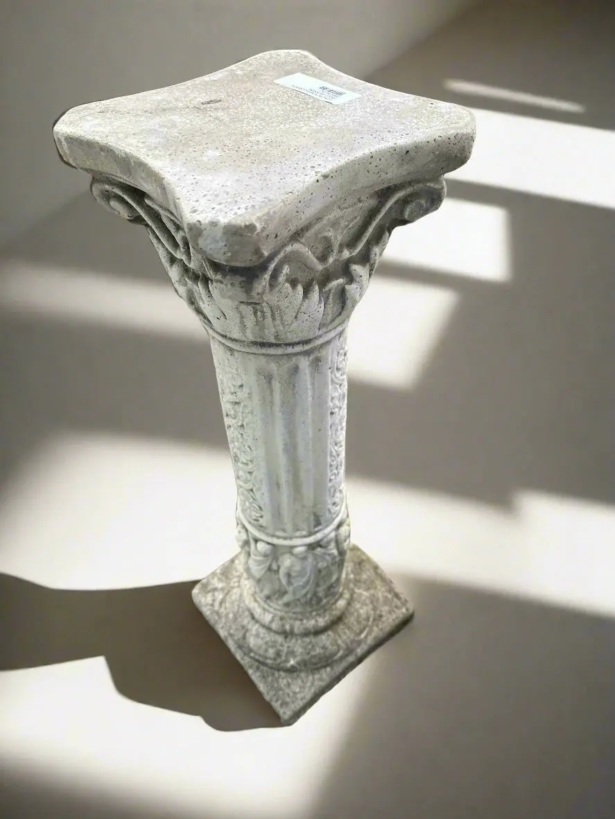 Concrete Neo Classical Small Pedestal 1