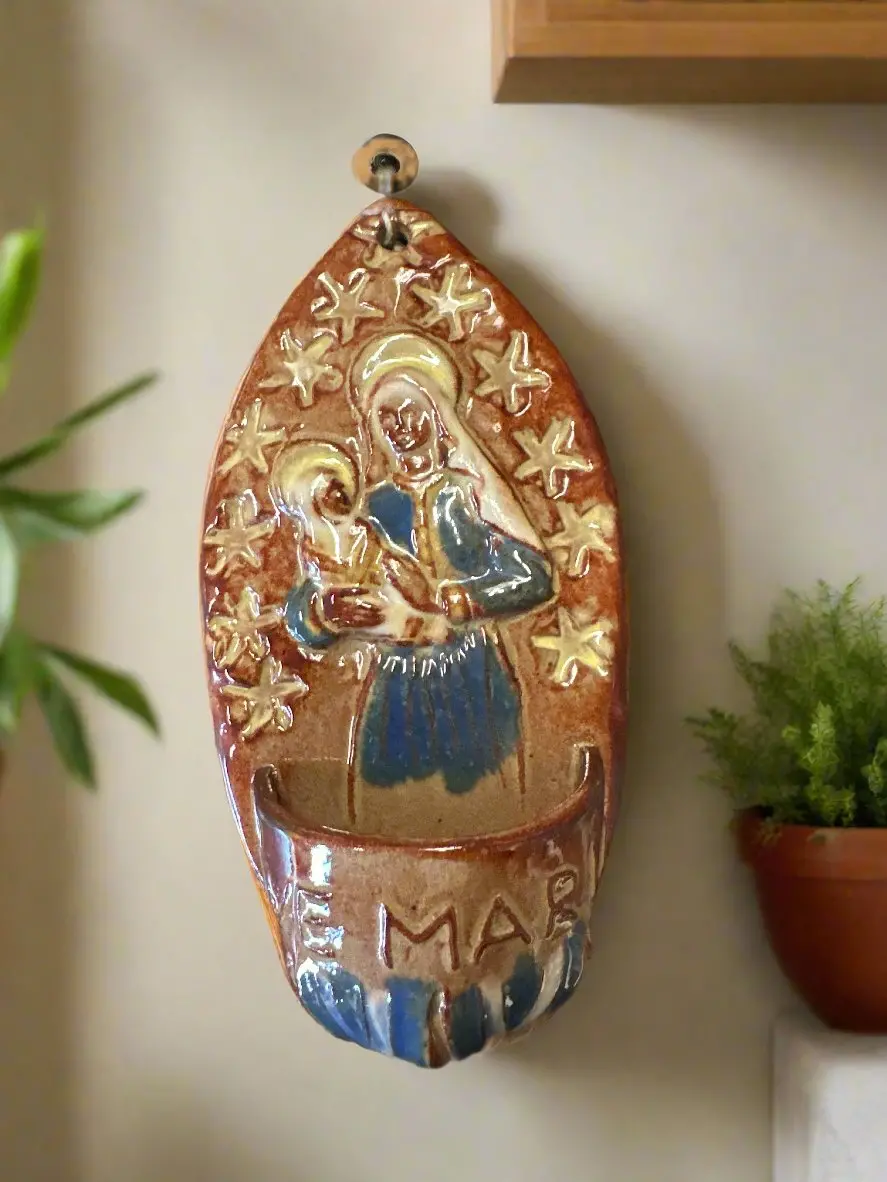 Ave Maria Holy Water Font 1